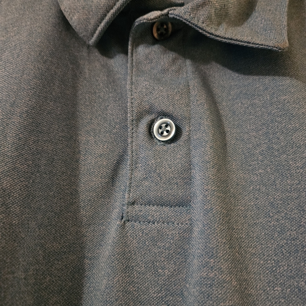 Doc & Amelia Blue Size Medium 2 Button Polo Shirt - image 3